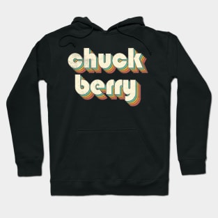 Retro Vintage Rainbow Chuck Letters Distressed Style Hoodie